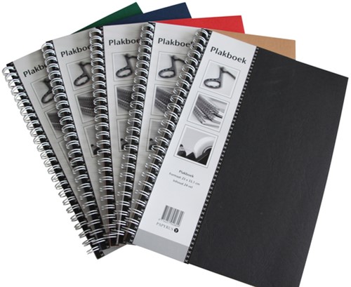 Plakboek Papyrus 160x215mm 40 vel assorti