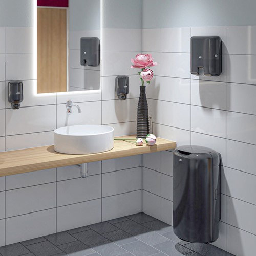 Handdoekdispenser Tork H2 Elevation Xpress zwart 552008-1