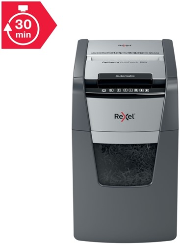 Papiervernietiger Rexel Optimum Auto+ 150X P4 snippers 4x28mm-2