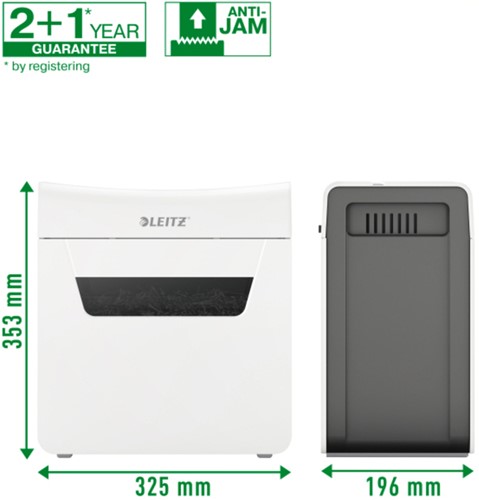 Papiervernietiger Leitz IQ Protect Premium 3M snippers 2x15mm-1