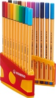 Fineliner STABILO point 88 ColorParade rollerset geel/rood F ass 20st-4