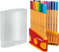 Fineliner STABILO point 88 ColorParade rollerset geel/rood F ass 20st-5