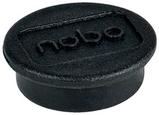 Magneet Nobo 24mm zwart 10 stuks