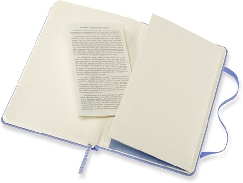 Notitieboek Moleskine pocket 90x140mm lijn hard cover hydrangea blue-1