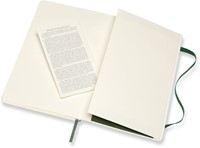 Notitieboek Moleskine large 130x210mm dots soft cover myrtle green-1