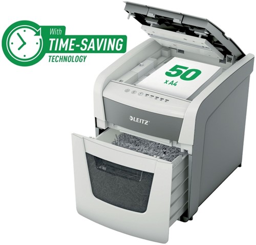 Papiervernietiger Leitz IQ Auto+ Small Office 50X P4 snippers 4x28mm-18