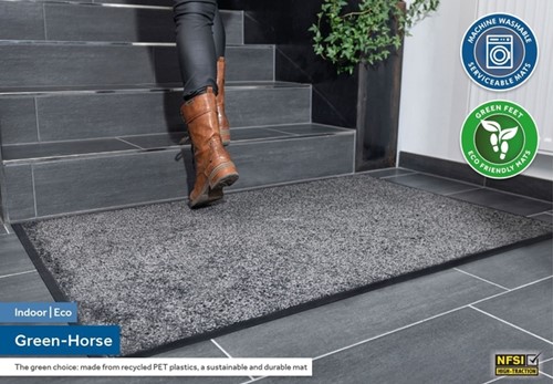Inloopmat Green-Horse Indoor Pro 60x85cm zwart-2
