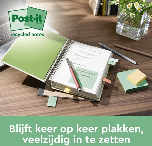 Memoblok 3M Post-it 622 RSS3COL 47.6x47.6mm assorti kleur 3 stuks-3