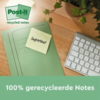 Memoblok 3M Post-it 654 RSSCOL 76x76mm geel 3+1 gratis-2