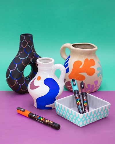 Paintmarker Uni POSCA PCM22 Mop'r zwart-7