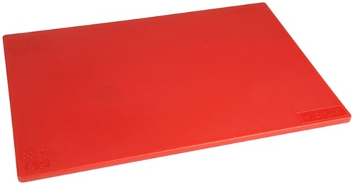 Snijplank Hygiplas LDPE 450x300x10 mm rood