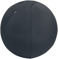 Actieve zitbal Leitz Ergo 55cm anti-rol donkergrijs