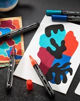 Acrylmarker STABILO  Free Acrylic T300 geel-3