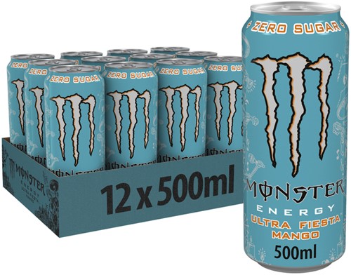 Energiedrank Monster ultra fiesta mango suikervrij blik 500ml-2