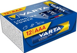 Batterij VARTA Longlife Power 12x AAA