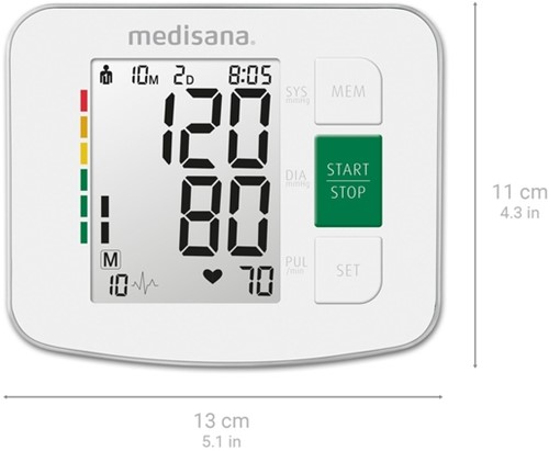 Bovenarmbloeddrukmeter Medisana BU 512-2