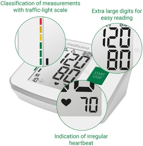 Bovenarmbloeddrukmeter Medisana BU 512-3