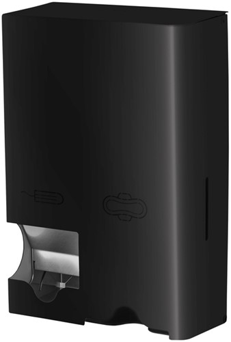 Dameshygiënedispenser MediQo-line klein RVS zwart