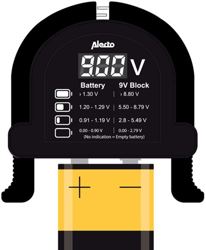 Batterijtester Alecto BTT2-1