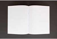Schrift Kangaro A5 lijn 80 pagina's 60gr zwart pak à 10 stuks-1