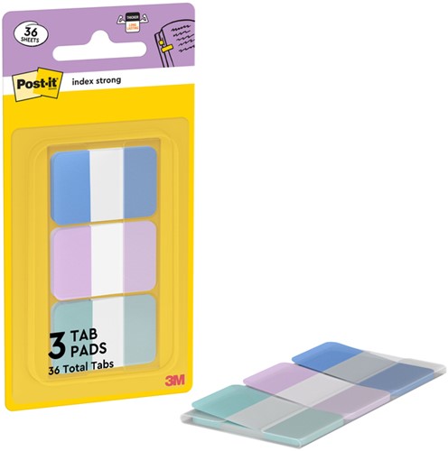 Indextabs Post-it 686-3COAST 25,4x38,1mm Strong 36 tabs-2