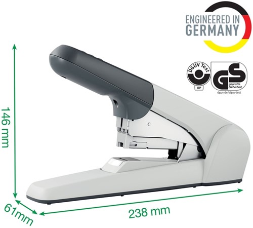 Nietmachine Leitz Heavy Duty Flat Clinch 60 vel zilver-3