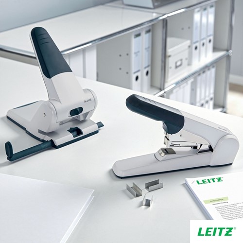 Nietmachine Leitz Heavy Duty Flat Clinch 60 vel zilver-5
