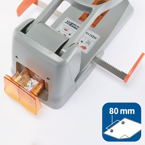Perforator Rapid Supreme HDC150/2 heavy duty 2-gaats 150 vel zilver/oranje-4