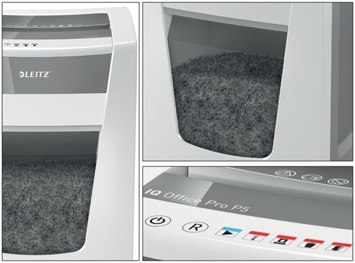 Papiervernietiger Leitz IQ Office Pro P5 snippers 2x15mm-10