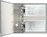 Ordner Leitz 1092 giro-bank met dubbele mechaniek 75mm karton A4 zwart-9