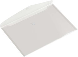 Enveloptas Europel A4 335x240mm dwars PP transparant wit