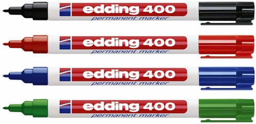 Viltstift edding 400 rond 1mm zwart-2