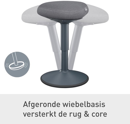 Actieve zitkruk Leitz Ergo met gasveer 47-64cm-4