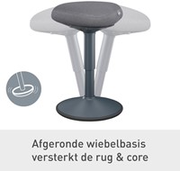 Actieve zitkruk Leitz Ergo met gasveer 47-64cm-16