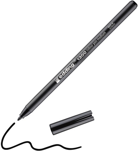 Fineliner edding 1300 medium zwart-3