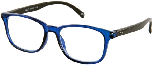 Leesbril I Need You +2.50 dpt Lucky blauw-zwart-2