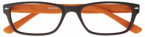 Leesbril I Need You +1.50 dpt Feeling bruin-oranje