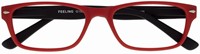 Leesbril I Need You +2.50 dpt Feeling rood-zwart