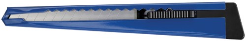 Snijmes Westcott Office 9mm met metalen houder blauw