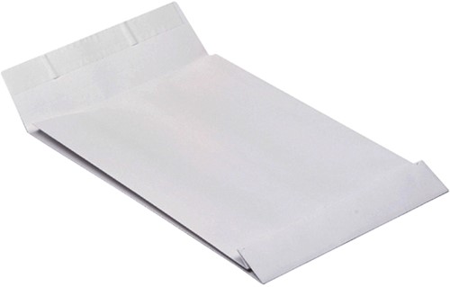 Envelop Quantore monsterzak 229x324x38mm zelfklevend wit 10 stuks