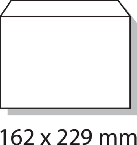Envelop Quantore bank C5 162x229mm zelfklevend wit 25 stuks-2