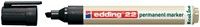 Viltstift edding 22 EcoLine schuin zwart 1-5mm