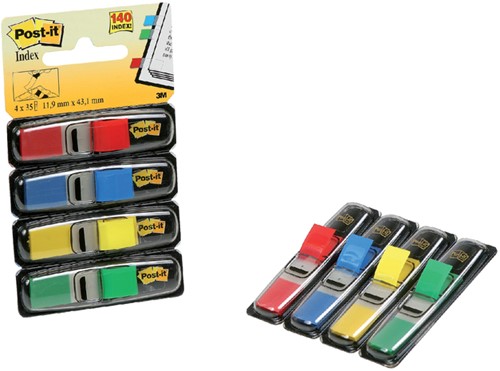 Indextabs Post-it 6834 11,9x43,1mm assorti 140 tabs-2