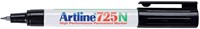 Fineliner Artline 725 rond fijn zwart
