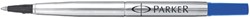 Rollerpenvulling Parker Quink medium blauw