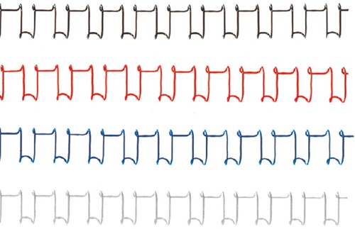 Draadrug GBC 8mm 34-rings A4 zwart 100 stuks-2