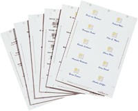 Badgekaart Durable 1451 bedrukbaar 30x60mm 540 stuks