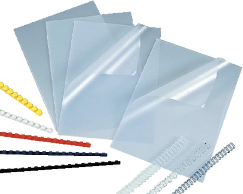 Voorblad GBC A3 PVC 240micron transparant 100 stuks-2