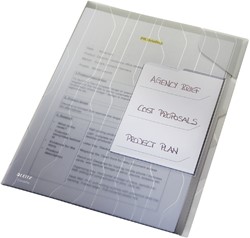 Combifile Leitz 4729 sorteerzichtmap A4 PP transparant 3 stuks