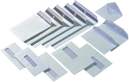 Envelop Quantore 110x220mm venster 3x10cm rechts 500 stuks-1